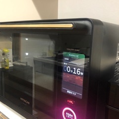 値下げました　付属品あり　日立 過熱水蒸気オープンレンジ MRO-W10Z(K) 2022年製の画像
