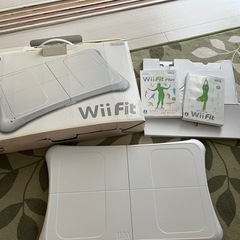 wii fit 本体とカセット2本