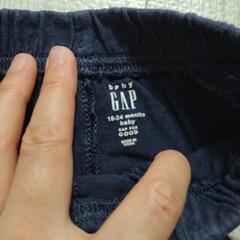 【中古】baby GAP 18-24 month  ネイビー　パンツの画像