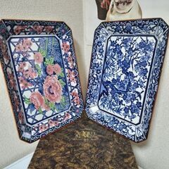 新品未使用！２枚セットお得です！33×24有田焼 精峰窯 角皿 ...