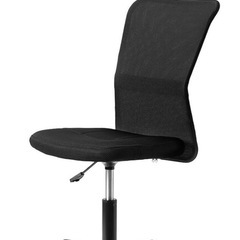【新品/未組立】 オフィスチェア メッシュ デスクチェア  PCチェア HNWF301556 (Black)の画像