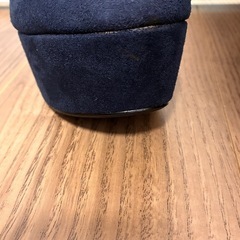 エスペランサ　ハイカットヒール　LLサイズ　紺色　スエード　ハイヒールの画像