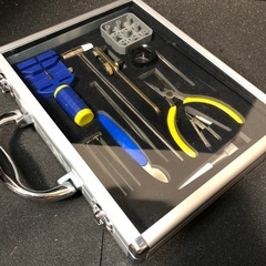 時計修理　工具セット　アルミケース