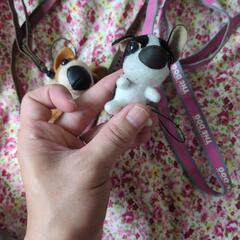 1⬛︎THE DOG 犬のストラップ  中古の画像