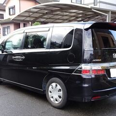 ★激安★人気★装備充実★絶好調★車検再来年９年３月迄★ナビ/CD/DVD再生★ＥＴＣ★バックカメラ★ステップワゴン　スパーダ　黒色！の画像