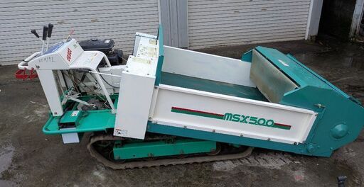 鹿児島発　アテックス　油圧ダンプ積み込み堆肥散布機マニアスプレッダーMSX500