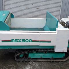 鹿児島発　アテックス　油圧ダンプ積み込み堆肥散布機マニアスプレッダーMSX500　の画像