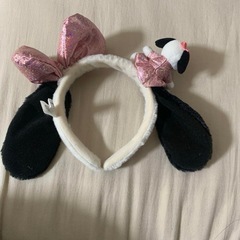 スヌーピー 耳付き ヘアバンドの画像