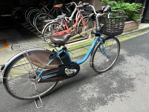 《美品》Panasonic 電動アシスト自転車／3段変速・バッテリー良好・整備済み！