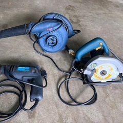 RYOBI マルノコ　ブロアー　TOSHIBA ドリル　100v
