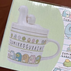 ②新品！すみっコぐらし (フィギュア付き 小皿＆マグカップ セットの画像