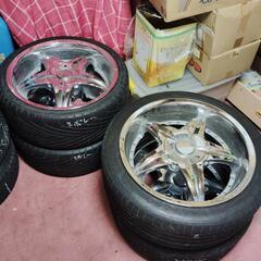 アストロに使用のメッキホイール20インチの画像