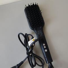 SALONIA サロニア ストレートヒートブラシ ワイド ヘアブラシ 海外対応 SL-012BKの画像