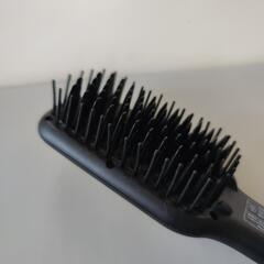 SALONIA サロニア ストレートヒートブラシ ワイド ヘアブラシ 海外対応 SL-012BKの画像