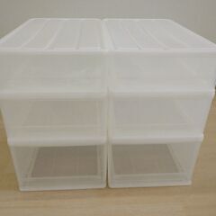 押入れケース６個（S･M･L各サイズ×2）【小金井市民限定】（小金井市再生家具）品番：06-03-19 ※新規優先の画像