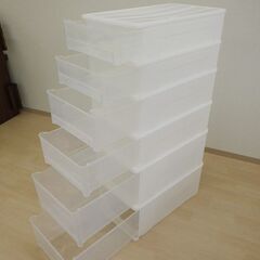 押入れケース６個（S･M･L各サイズ×2）【小金井市民限定】（小金井市再生家具）品番：06-03-19 ※新規優先の画像