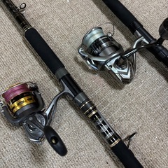 購入者様決定済　釣竿セット　ショアジギング　アジの泳がせ釣りの画像