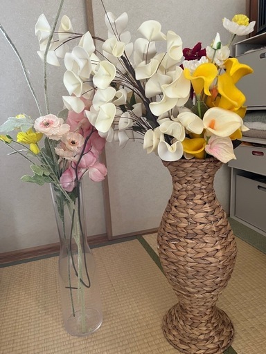 結婚式　ウェルカムスペース　 造花・花瓶セット