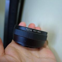 m42レンズからマイクロフォーサーズへの変換アダプター
