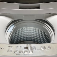 送料・設置込み可　洗濯機　4.5kg AQUA 2023年【分解クリーニング済み】の画像