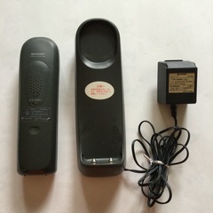 SHARP コードレス電話機の子機+ACアダプター  A143