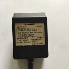 SHARP コードレス電話機の子機+ACアダプター  A143の画像