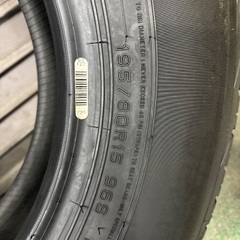 ダンロップ　タイヤ　新車外しの画像
