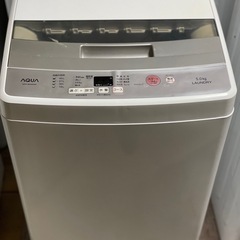 送料・設置込み可　洗濯機　4.5kg AQUA 2017年【分解...