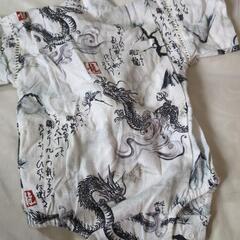 3⬛︎夏祭り ロンパース 龍柄 70の画像