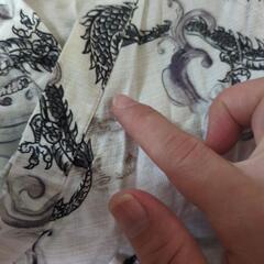 3⬛︎夏祭り ロンパース 龍柄 70の画像