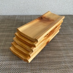 木製和食器4点セット(そば皿　丼、おしぼり皿、箸)の画像