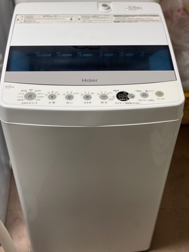 送料・設置込み可　洗濯機　4.5kg Haier 2020年【分解クリーニング済み】