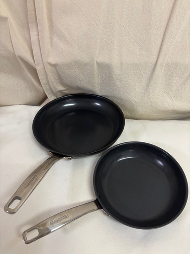 化学物質、有害物質不使用 グリーンパン フライパン　２つセット