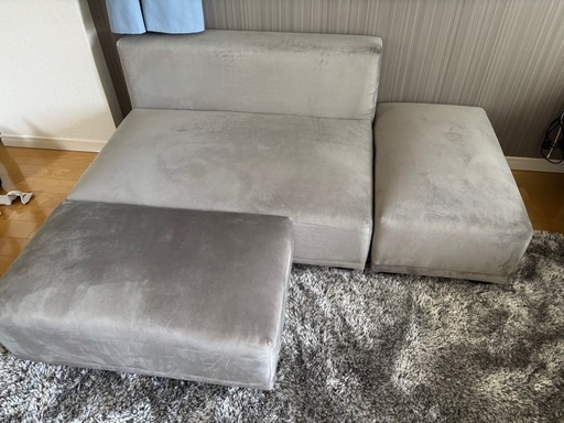 ソファとオットマン2個セット