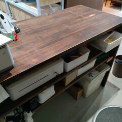 レジカウンター及びサッカー台　品川区平塚の画像