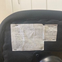 ニトリ　ワークチェアNターゲット　黒の画像
