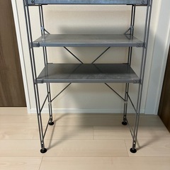 無印良品　ステンレスユニットシェルフ