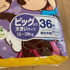 【ビッグより大きいサイズ13〜28㎏】34枚パッケージ開封済みの画像