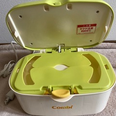 combi おしり拭きあたため器 子ども 高齢者　クイックウォーマー フレッシュ グリーン 上から温めるトップウォーマーシステムの画像