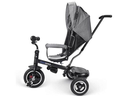 手押し棒付き三輪車