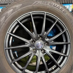 【美品】☆235/65R18 レクサス RX 空気圧センサー付き　ヨコハマ 中古スタッドレスアルミセット☆の画像