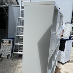 IKEA  イケア　カラックスユニットシェルフ　棚　収納棚　ホワイト　白【横147奥39高146.6】の画像