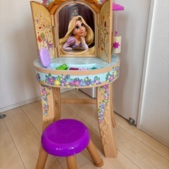 【お値下げ中】子供　ままごと　ラプンツェルの鏡台　