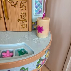 【お値下げ中】子供　ままごと　ラプンツェルの鏡台　の画像