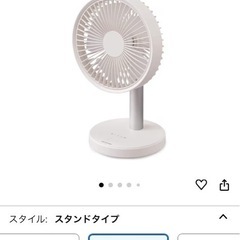 卓上扇風機の画像