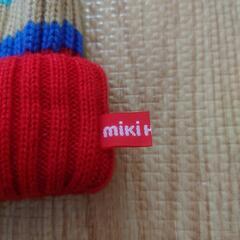 未使用　ミキハウス　ニット帽の画像