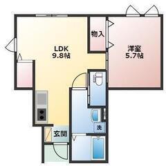 🏠️敷礼無料！快適な1LDK、閑静な住宅地で新生活を！ - 大館市