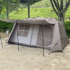 新作】 Naturehike Village13 Plusワンタッチテント Ti black 前
