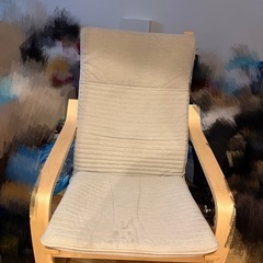 【IKEA】パーソナルチェア「POÄNG（ポエング）」ベージュ／...