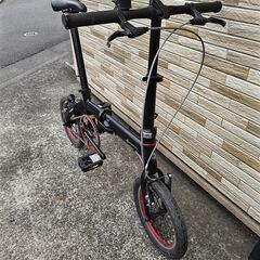 中古自転車 変速無し 14インチ ルノー 折り畳み 軽整備済み 防犯登録対応 町田市 相模原市 MM756の画像
